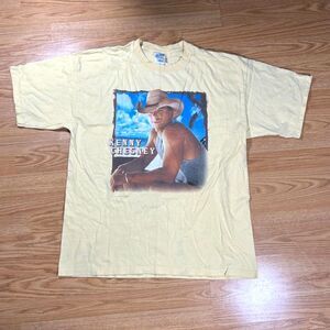 Kenny Chesney concert tee - 2004 tour - yellow - Size XL unisex